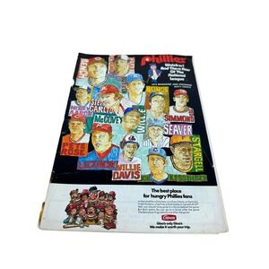 VINTAGE PHILLIES PHILADELPHIA BASEBALL TEAM MAGAZINE 1974